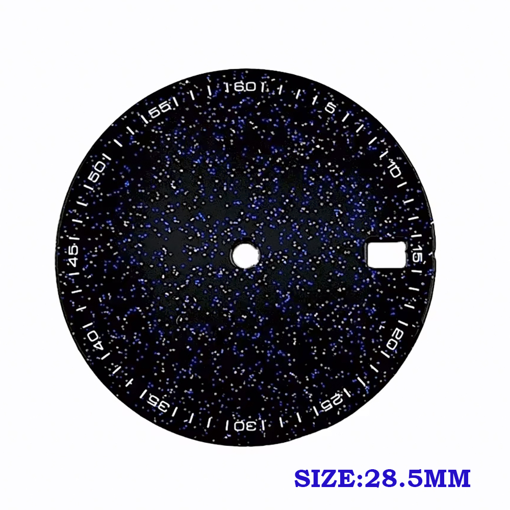 Men Accessories Logo - 28.5mm Customized Logo NH35 Blue Starry