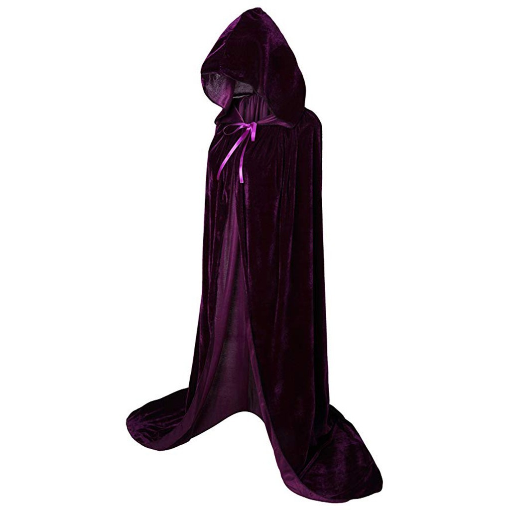 Men'S Vampire Accessories - Halloween Cloaks Gothic Hooded Cloak Adult