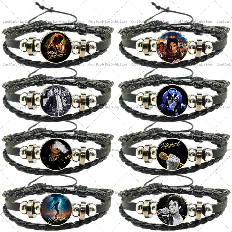 Men Accessories Jewelry - Michael Jackson Weaving Hand Rope for