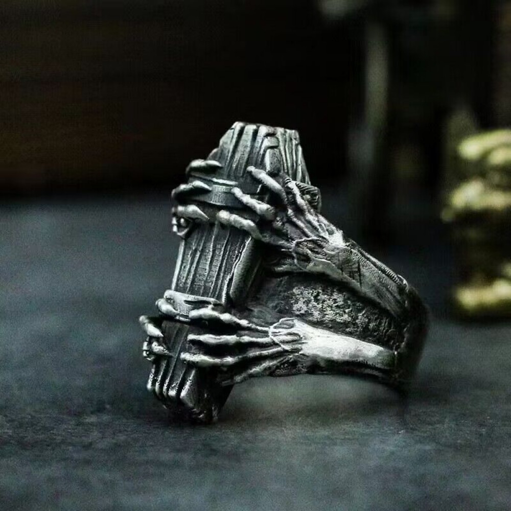 Men'S Vampire Accessories - Classic Vintage Coffin Ghost Claw Vampire