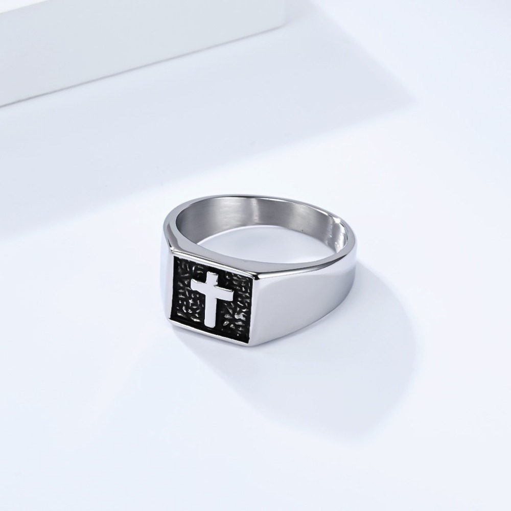 Somen Vintage Stainless Steel  - огляд і ціна Signet Ring Men