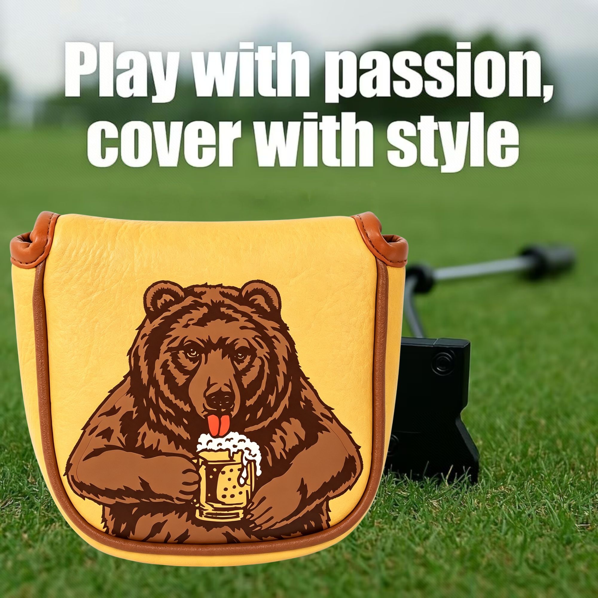Skull Embroidered Golf Mallet  - огляд і ціна Men Accessories Usa