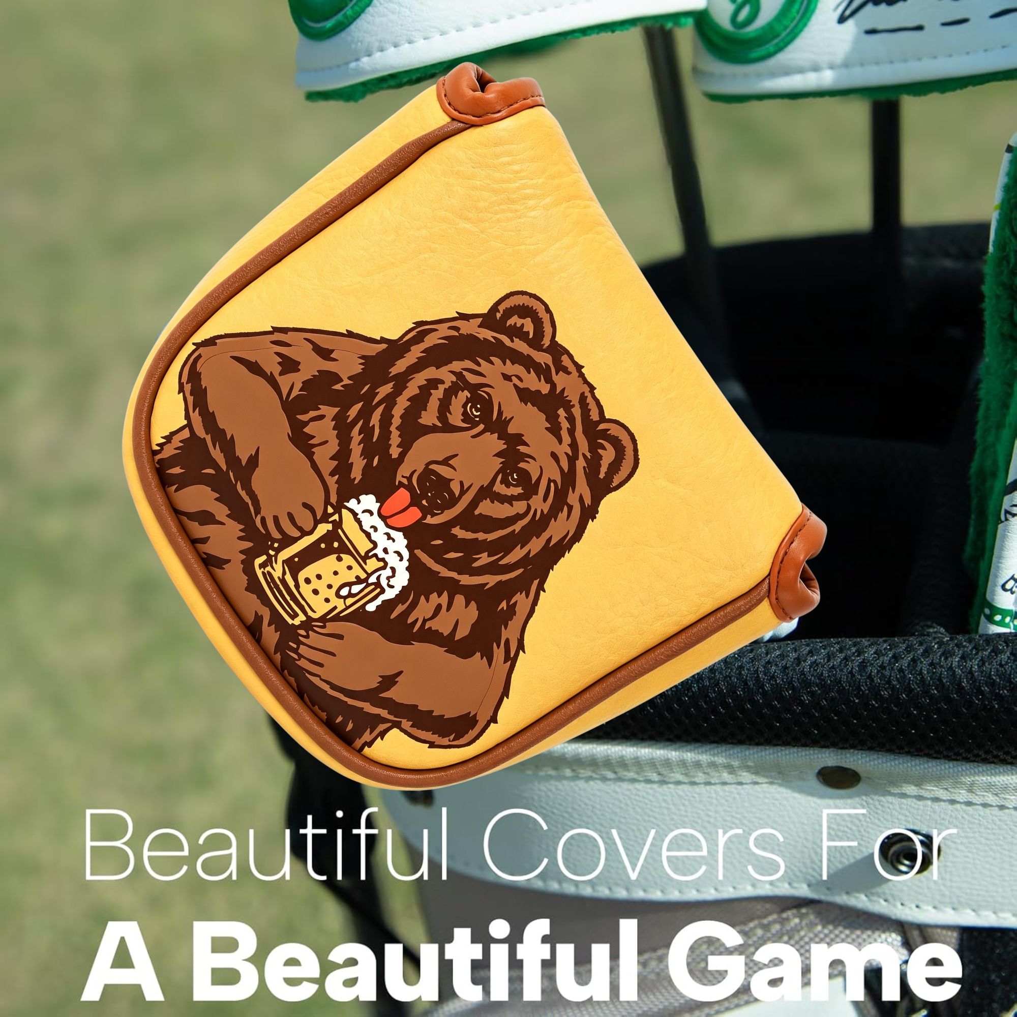 Skull Embroidered Golf Mallet  - огляд і ціна Men Accessories Usa