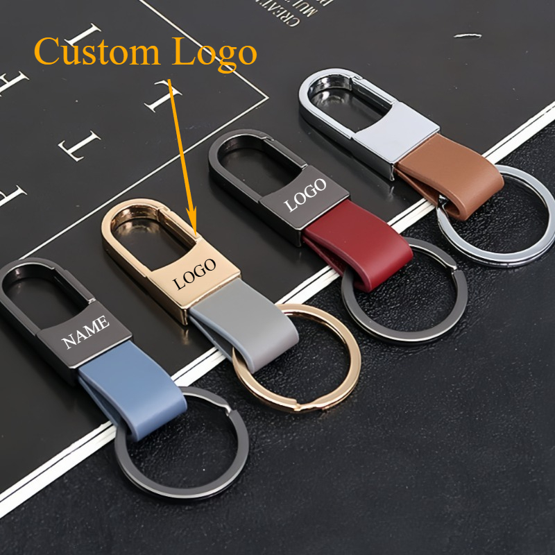 Fashion Leather Keychains Cust - огляд і ціна Men Accessories Logo