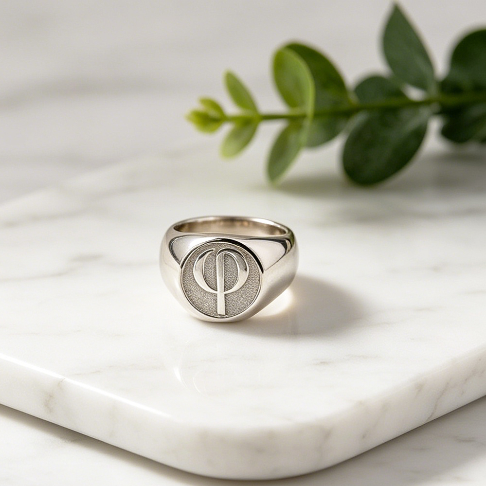 15mm Customized Signet Men Rin - огляд і ціна Signet Ring Men