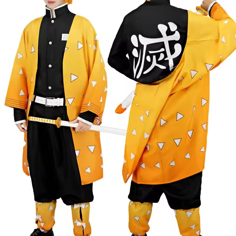 Anime Agatsuma Zenitsu Cosplay - огляд і ціна Men'S Kimono Accessories