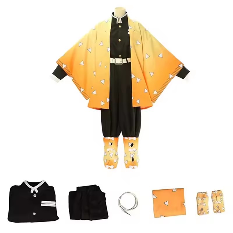 Anime Agatsuma Zenitsu Cosplay - огляд і ціна Men'S Kimono Accessories