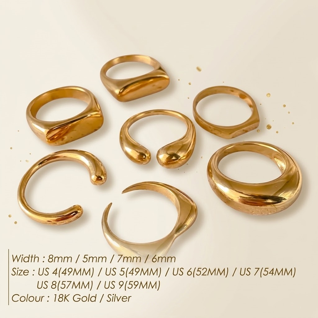 St-Delan Stainless Steel Chunk - огляд і ціна Signet Ring Men