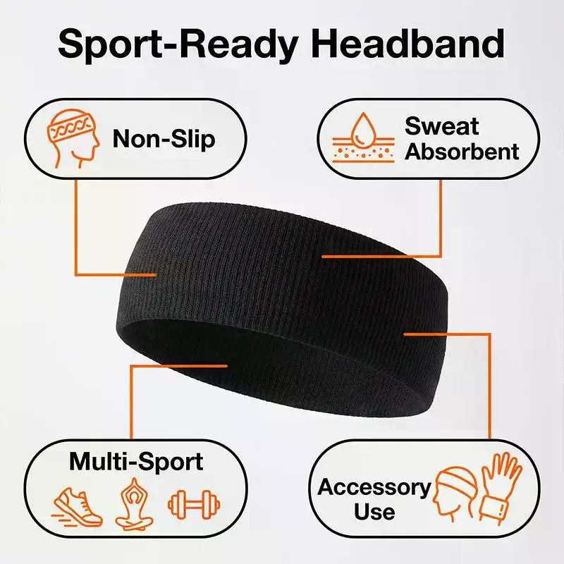 Elastic Yoga Hairbands For Wom - огляд і ціна Men'S Yoga Accessories