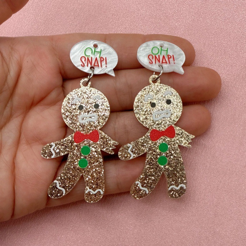 10pcs Cute Christmas Gingerbre - огляд і ціна Men Accessories Usa