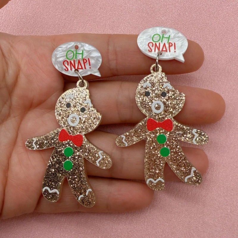 10pcs Cute Christmas Gingerbre - огляд і ціна Men Accessories Usa