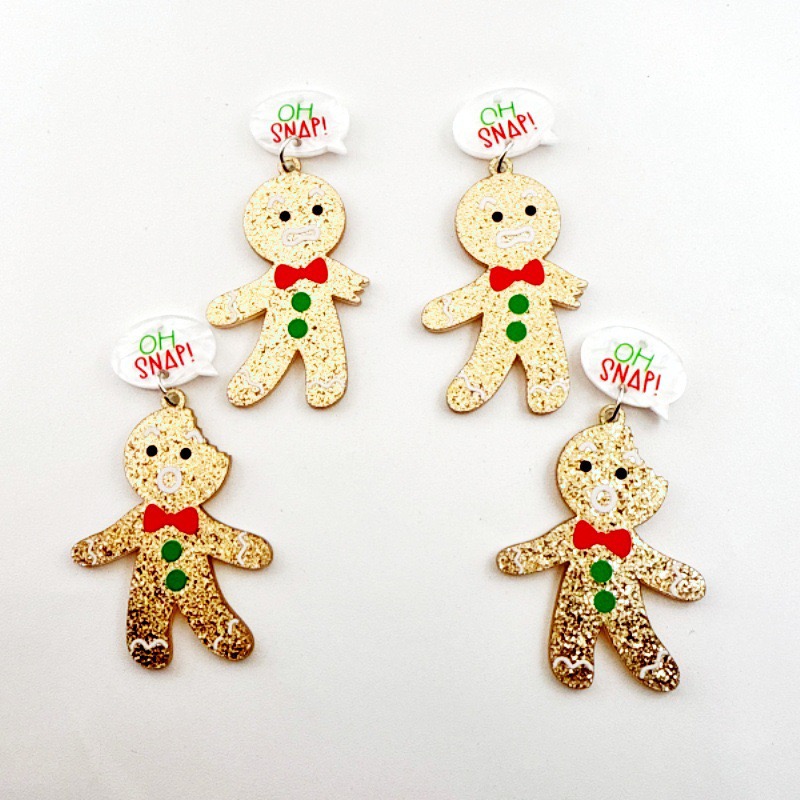 10pcs Cute Christmas Gingerbre - огляд і ціна Men Accessories Usa