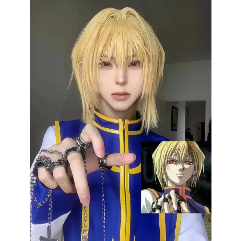 Anime HUNTER X HUNTER Kurapika - огляд і ціна Men'S Kimono Accessories