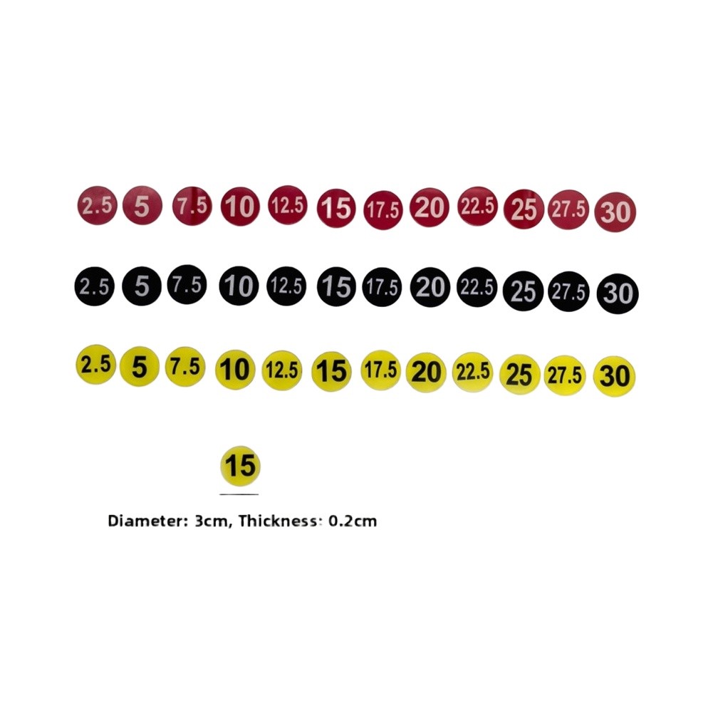 Weight Rack Label Stickers 5kg - огляд і ціна Men Accessories Usa