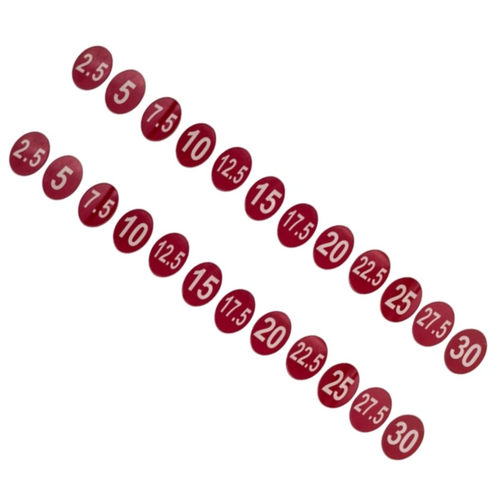 Weight Rack Label Stickers 5kg - огляд і ціна Men Accessories Usa