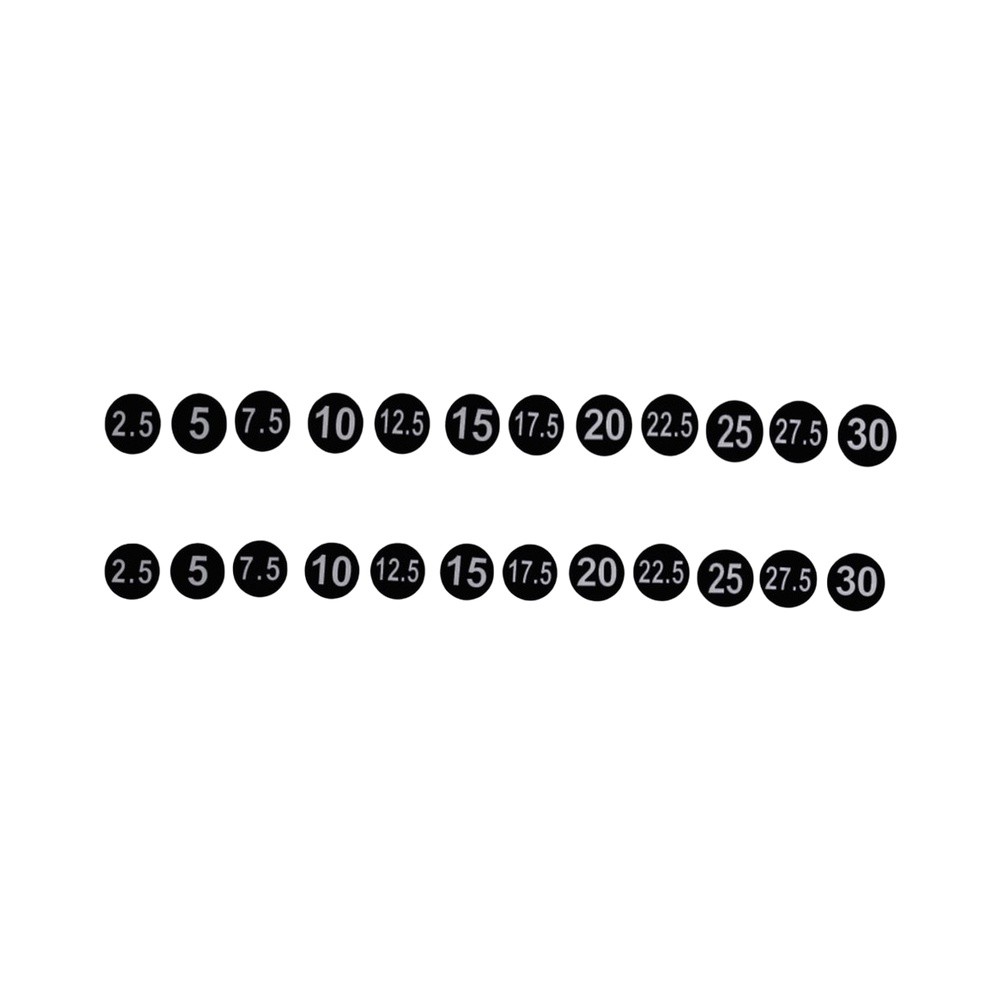 Weight Rack Label Stickers 5kg - огляд і ціна Men Accessories Usa