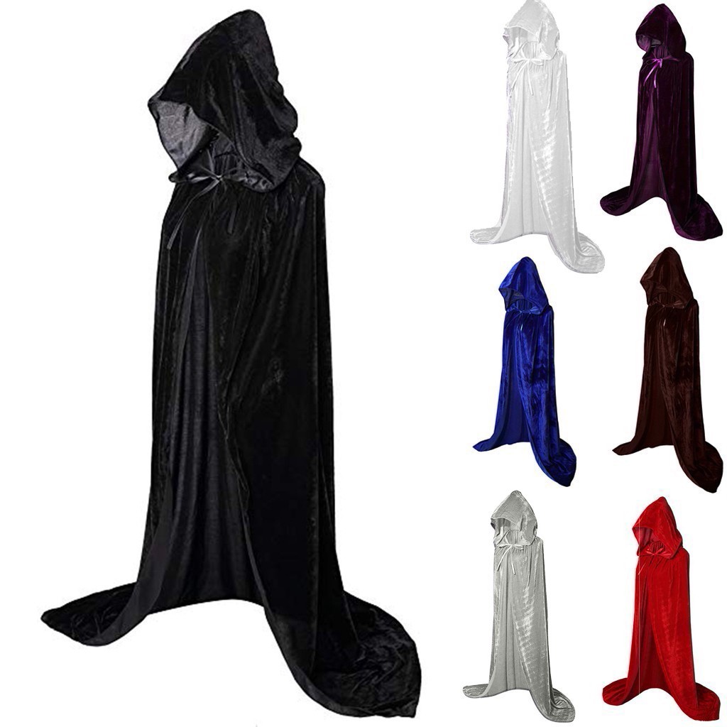Halloween Cloaks Gothic Hooded - огляд і ціна Men'S Vampire Accessories