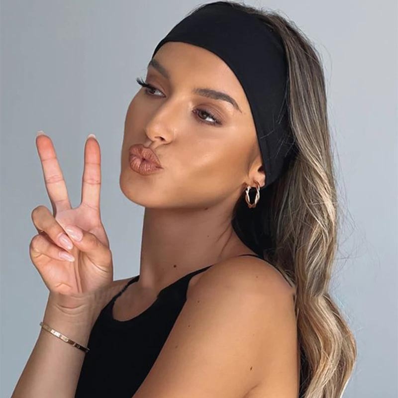 Sweatband for Men Women Elasti - огляд і ціна Men'S Yoga Accessories