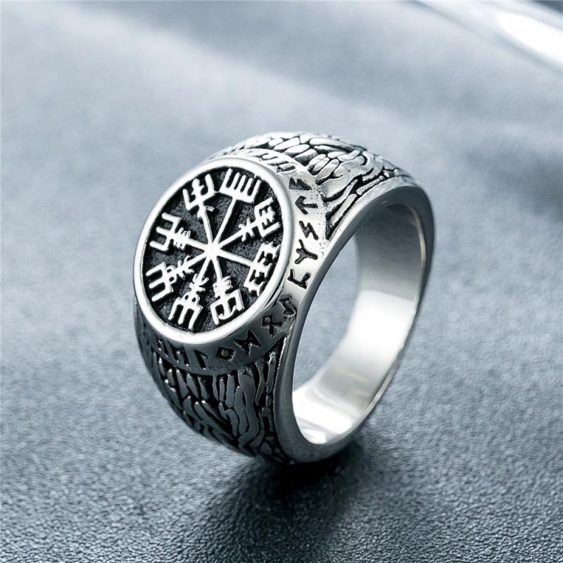 Vintage Viking Rune Signet Sca - огляд і ціна Signet Ring Men