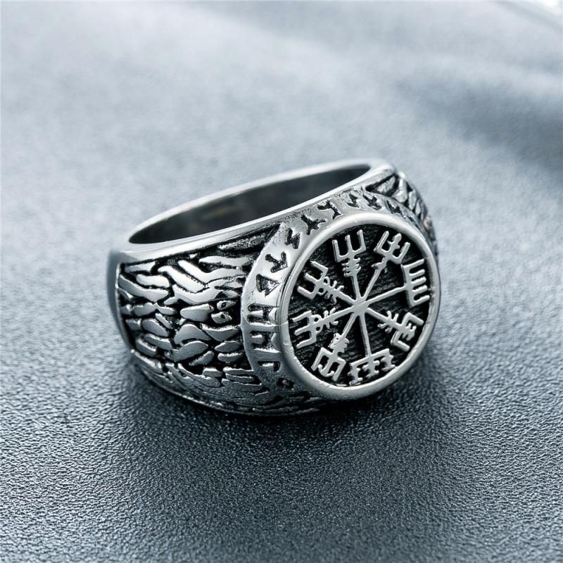 Vintage Viking Rune Signet Sca - огляд і ціна Signet Ring Men