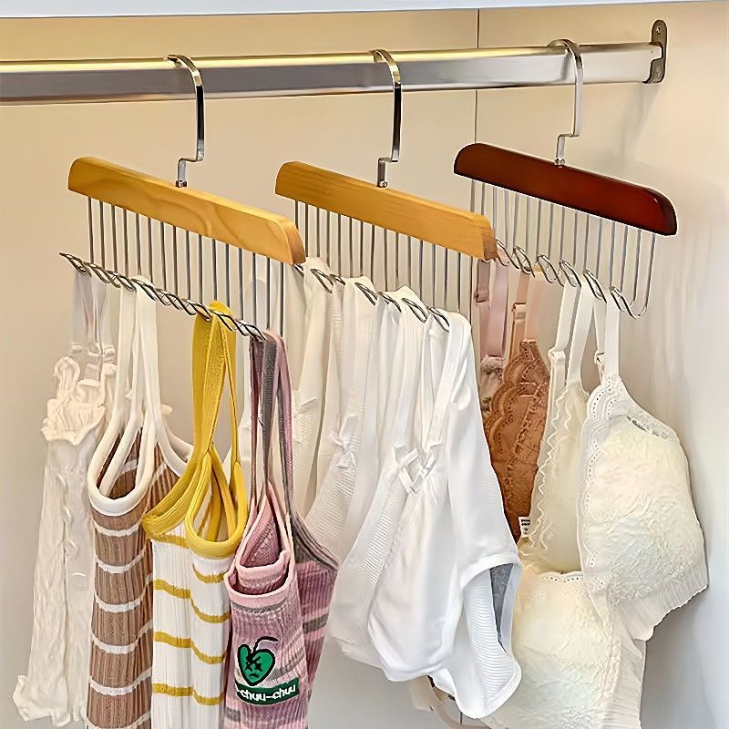 Wooden Belt Rack Women Storage - огляд і ціна Men'S Accessories Organizer For Wardrobe