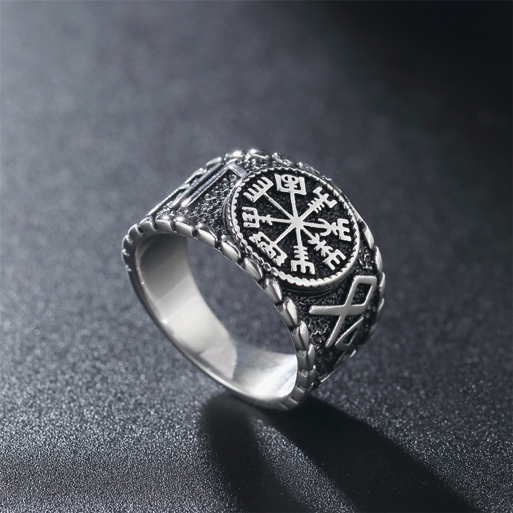 Vintage Viking Rune Signet Sca - огляд і ціна Signet Ring Men