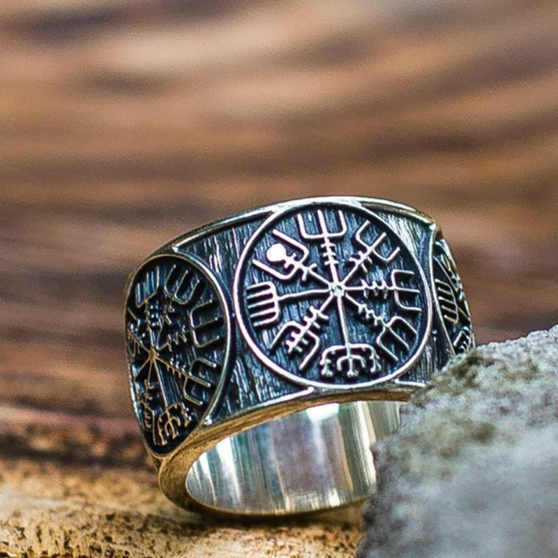 Vintage Viking Rune Signet Sca - огляд і ціна Signet Ring Men
