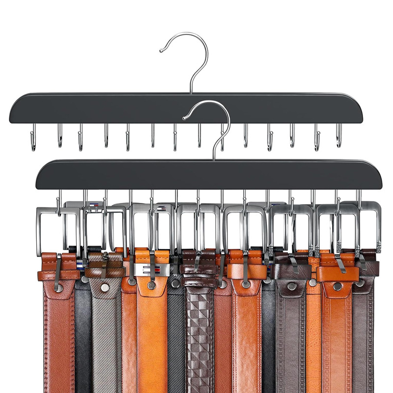 Wooden Belt Rack Women Storage - огляд і ціна Men'S Accessories Organizer For Wardrobe