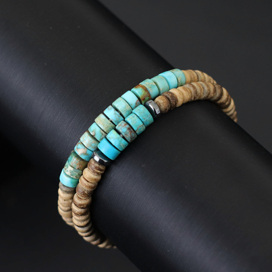 2Pcs Natural Coconut Husk Bead - огляд і ціна Men'S Yoga Accessories