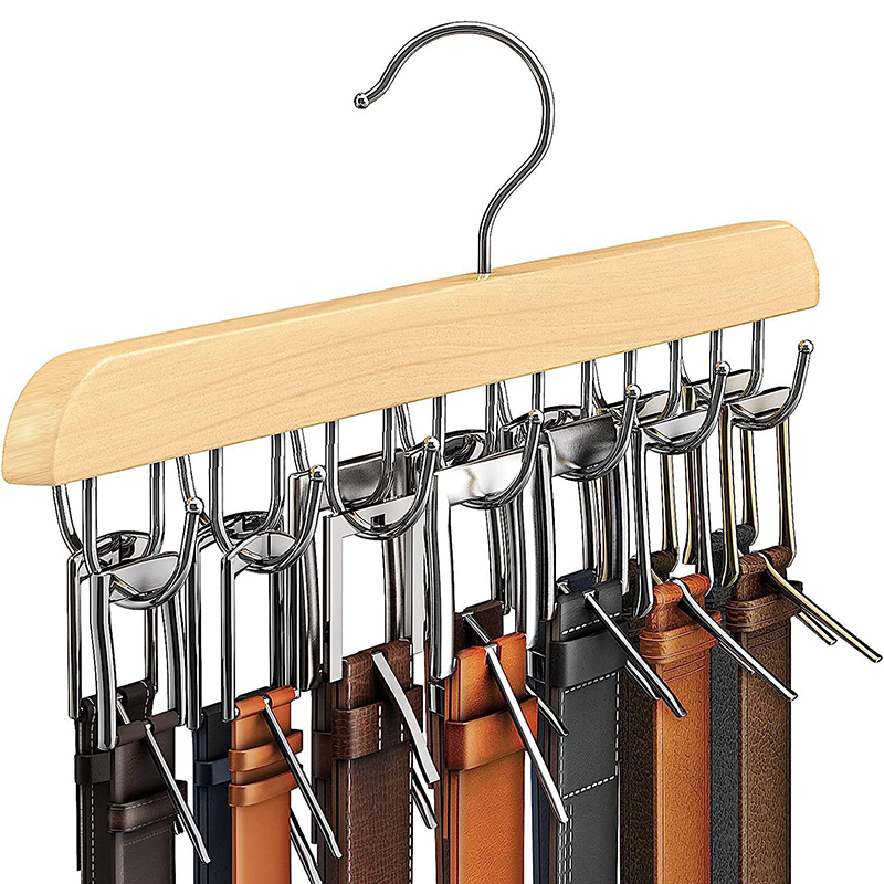 Wooden Belt Rack Women Storage - огляд і ціна Men'S Accessories Organizer For Wardrobe