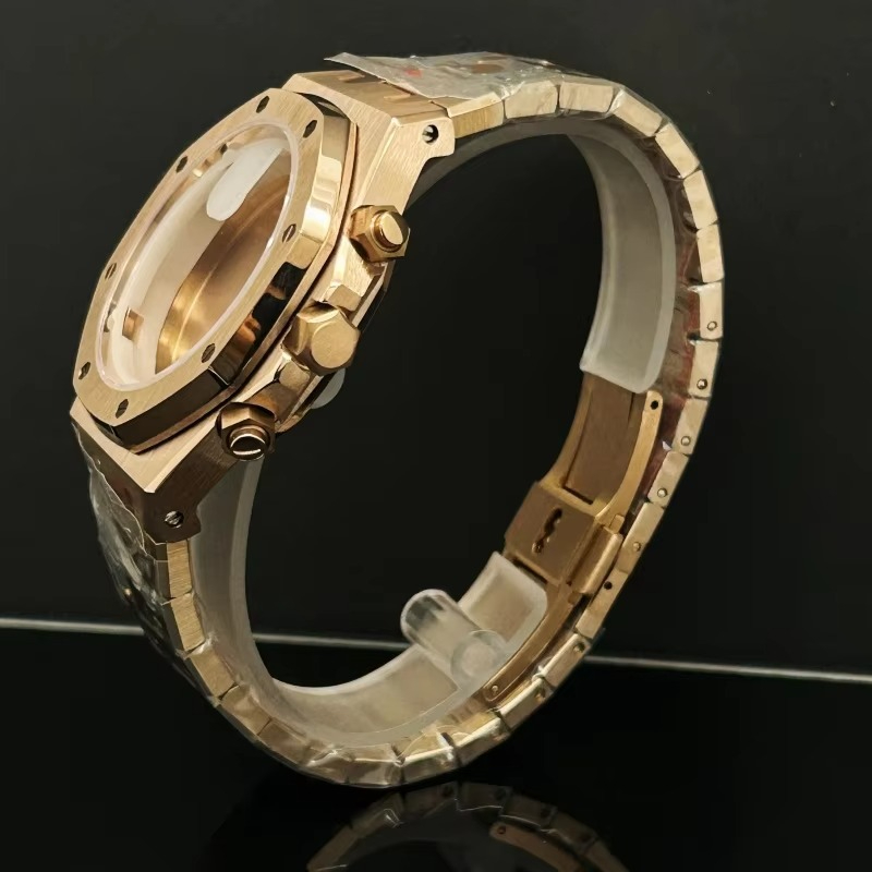 41mm Rose Gold Black Watch Men - огляд і ціна Men Accessories Logo