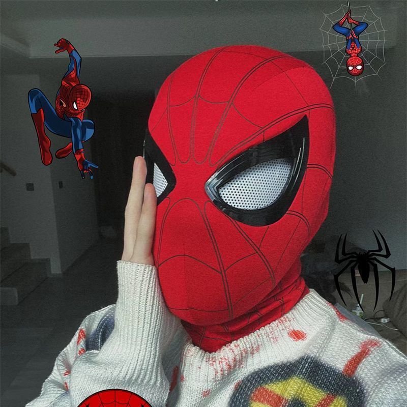 1:1 Spider‑Man Helmet Mask wit - огляд і ціна Men Accessories Collection