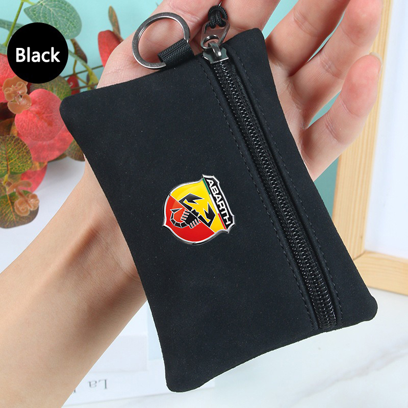 Car Logo Suede Wallet Zipper K - огляд і ціна Men Accessories Logo