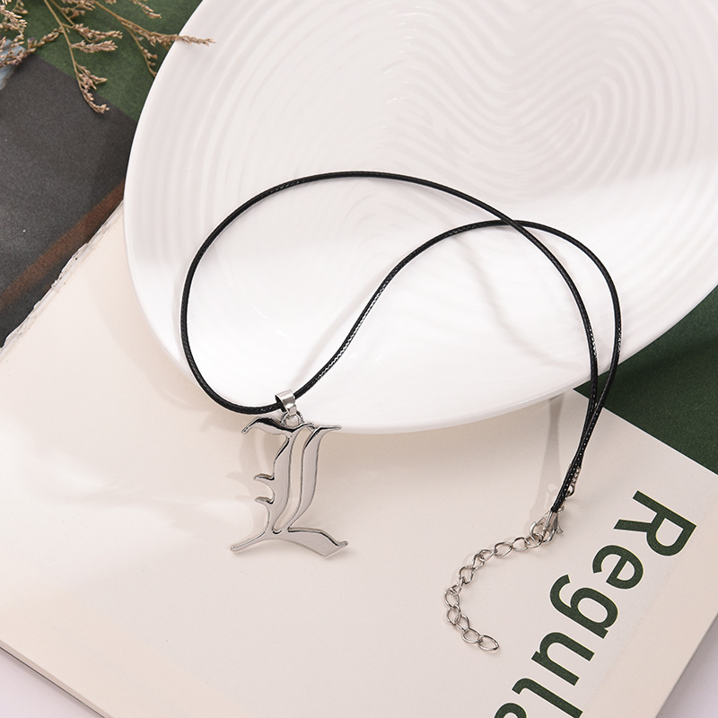 Anime Death Note L Logo Alloy  - огляд і ціна Men Accessories Logo