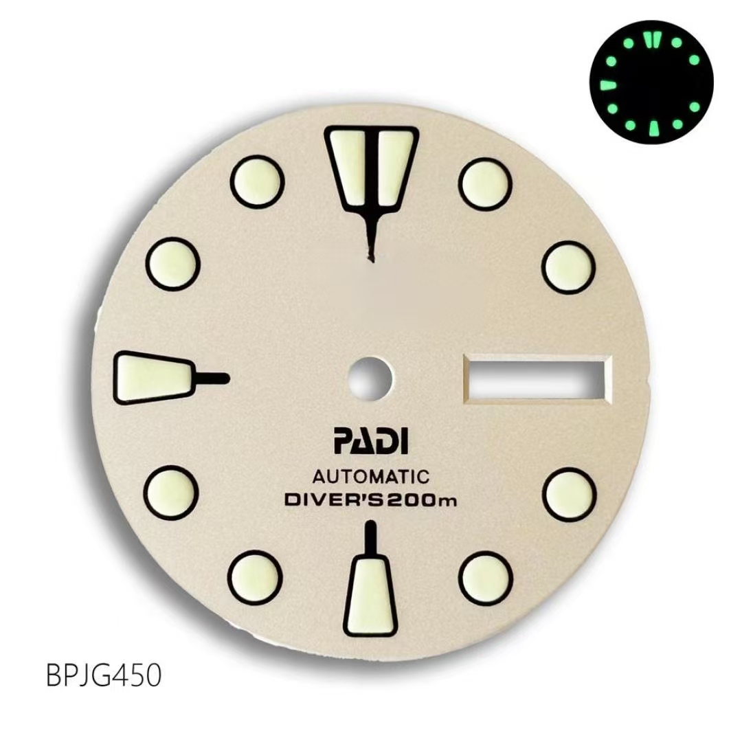 Hot selling 28.5mm NH36 PADI S - огляд і ціна Men Accessories Logo