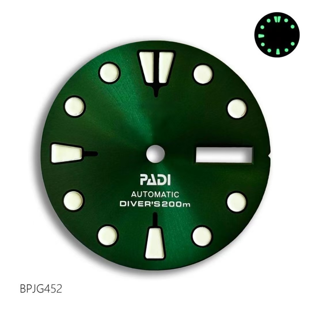 Hot selling 28.5mm NH36 PADI S - огляд і ціна Men Accessories Logo
