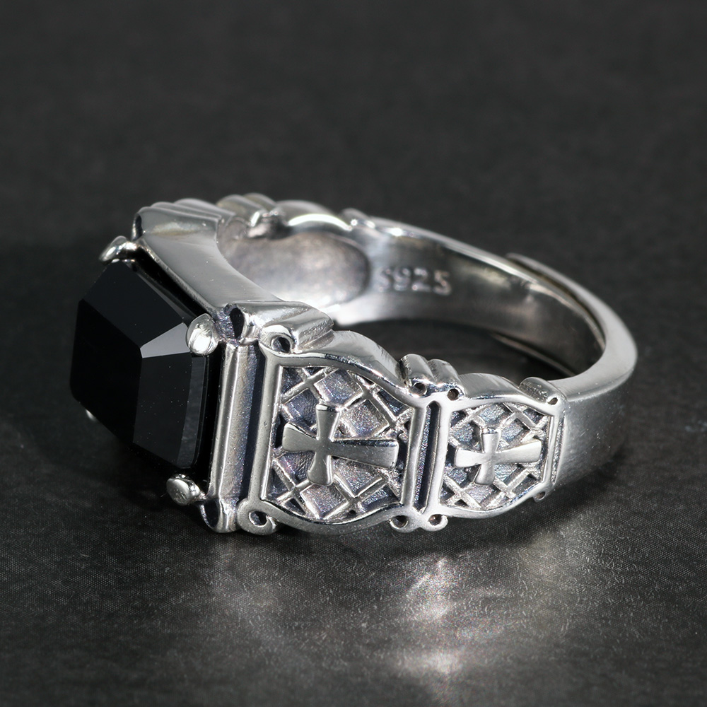 Vintage Punk Silver 925 Jewelr - огляд і ціна Signet Ring Men