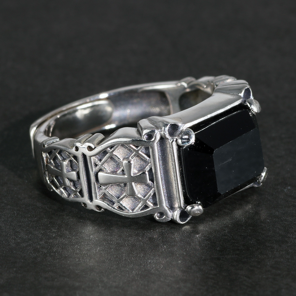 Vintage Punk Silver 925 Jewelr - огляд і ціна Signet Ring Men
